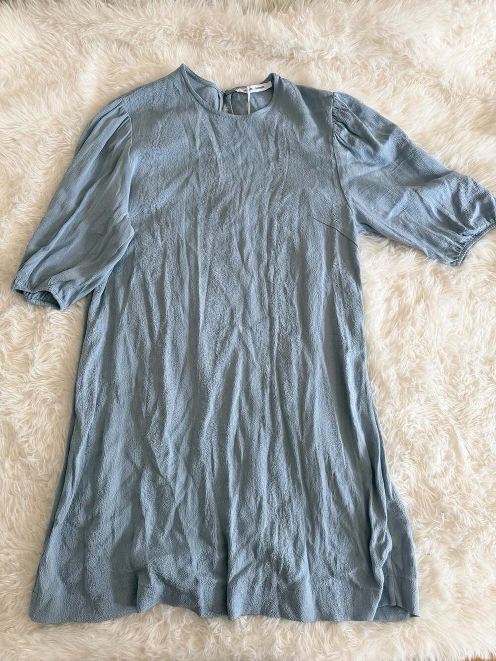 Samsøe Samsøe Aram SS Dress Dusty Blue Size M